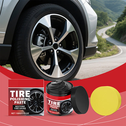 🚗 COMPRE 1, LEVE 1 GRÁTIS! ✨ Bálsamo para Limpeza de Rodas com Aplicador Esponja – Limpa e Protege, Proporciona Brilho Duradouro e Uso Simples