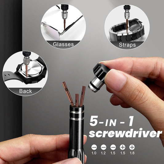 🔥 Promoção 50% OFF 🔥 Kit Profissional de Ferramentas para Conserto de Relógios