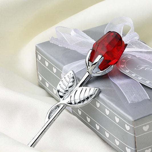 Compre 1 Leve 1 !✨Rosa de Cristal Metálica Amor Eterno – Presente Atemporal para Dia dos Namorados, Dia das Mães, Aniversários e Bodas. Design de Cristal Resistente à Água e Durável. Decoração Personalizada para Casamento.