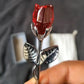 Compre 1 Leve 1 !✨Rosa de Cristal Metálica Amor Eterno – Presente Atemporal para Dia dos Namorados, Dia das Mães, Aniversários e Bodas. Design de Cristal Resistente à Água e Durável. Decoração Personalizada para Casamento.