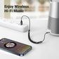 Receptor de Áudio Bluetooth 5.0 com Cabo USB - Adaptador de Áudio