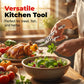 🔥MAIS DE 50 MIL VENDIDOS!✂️ Tesoura de Cozinha Resistente Multifuncional – corta, picota e quebra ossos 🦴🔪