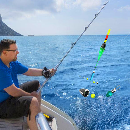 🎣 Conjunto de linhas de pesca automáticas com flutuador de fundo