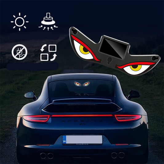 🔥 Promoção Quente 50% de Desconto 🌟Luz de Alerta LED Olho do Diabo Solar: Brilhe com Estilo 🚗💡