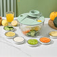 🔥Promoção 50% OFF🔥 Secador de Salada e Fatiador Multifuncional 9-em-1 de Grande Capacidade
