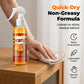 freeskyd® Spray de Cera de Abelha para Piso de Madeira ScratchErase – Limpa, restaura o brilho e remove arranhões