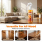 freeskyd® Spray de Cera de Abelha para Piso de Madeira ScratchErase – Limpa, restaura o brilho e remove arranhões
