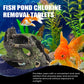 Pastilhas para remoção de cloro em lagos de peixes e aquários