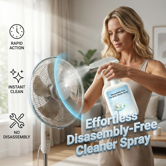 Spray Limpador para Ventilador e Ar-Condicionado – Sem Desmontagem