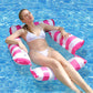 🔥 Cadeira Lounge Inflável Listrada para Piscina 🏖️✨ Oferta imperdível! Conforto total para relaxar no verão