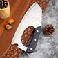 🔪 Faca profissional de aço inoxidável para carne 🥩 Ideal para churrasco, cozinha e acampamento 🏕️ Cabo alongado para maior conforto e segurança ✅