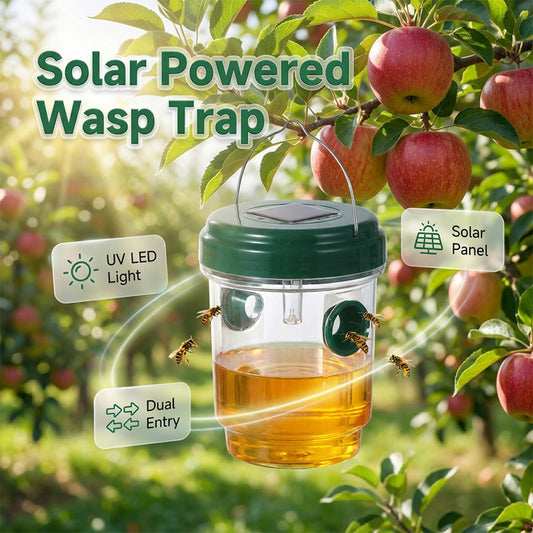 ☀️ Armadilha Suspensa Solar para Vespas e Mosca-das-frutas ✨