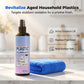 🧴 Spray Removedor de Amarelamento de Plástico Multiuso – De amarelado para branco brilhante em segundos! ✨💪 Sem esfregar, sem trocar – basta borrifar, esperar e restaurar. 🛠️🟡