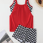 🏖️ Verão Quente - 50% DE DESCONTO 👙 Maiô Duas Peças Feminino de Poá