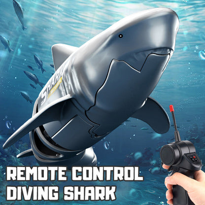 🔥50% DE DESCONTO 🦈 Brinquedo Tubarão Mergulhante com Controle Remoto para Crianças ✨