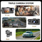 🔥Câmera de Carro 3 Canais 1080P com WiFi Integrado 🚗📹