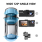 🔥Câmera de Carro 3 Canais 1080P com WiFi Integrado 🚗📹
