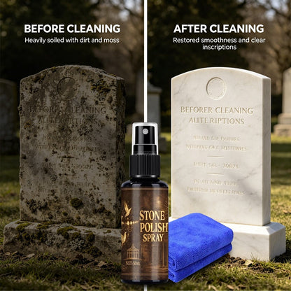 Spray polidor para lápides com toalha inclusa