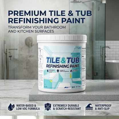 Kit Tinta Premium para Renovação de Azulejos e Banheiras