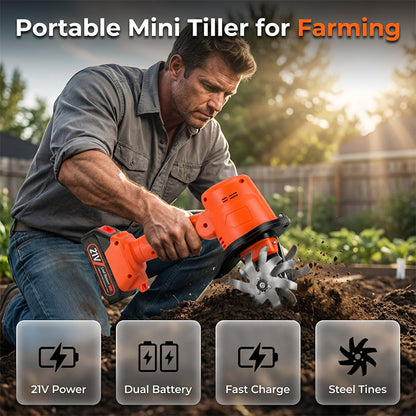 🥳PROMOÇÃO QUENTE 2026🥳🧑‍🌾50% DE DESCONTO! Micro Rotativa Agrícola Portátil