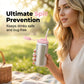 🌞 Desfrute da Primavera com 50% de Desconto! 🥤   Tampa de Lata de Silicone com Canudo – Tampa Antivazamento para Latas de Bebida Padrão