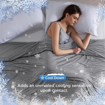 🏆ÚLTIMO DIA DE PROMOÇÃO 50% DE DESCONTO!!💕CHILLO™🇬🇧 Manta Refrescante Inteligente❄️ Leve • Respirável • Ideal para quem dorme quente e suda durante a noite 😴