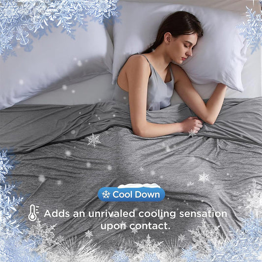 🏆ÚLTIMO DIA DE PROMOÇÃO 50% DE DESCONTO!!💕CHILLO™🇬🇧 Manta Refrescante Inteligente❄️ Leve • Respirável • Ideal para quem dorme quente e suda durante a noite 😴