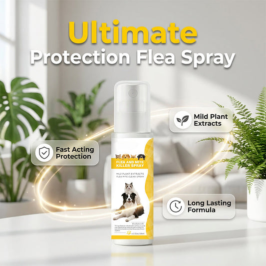 🔥Desconto de 50% no último dia!🔥Spray repelente de pragas para animais de estimação com fórmula suave