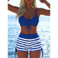📢📢 Último dia – 50% de desconto!! ⏰ Conjunto de biquíni feminino – top com cordão e short curto, diversos modelos 🩱 Ideal para praia e piscina