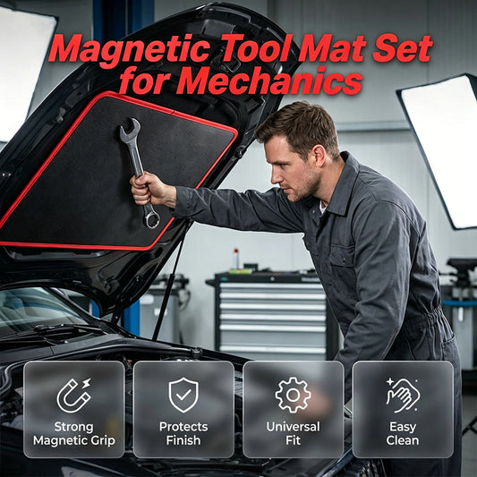🧲 Kit com 3 Tapetes Magnéticos para Ferramentas