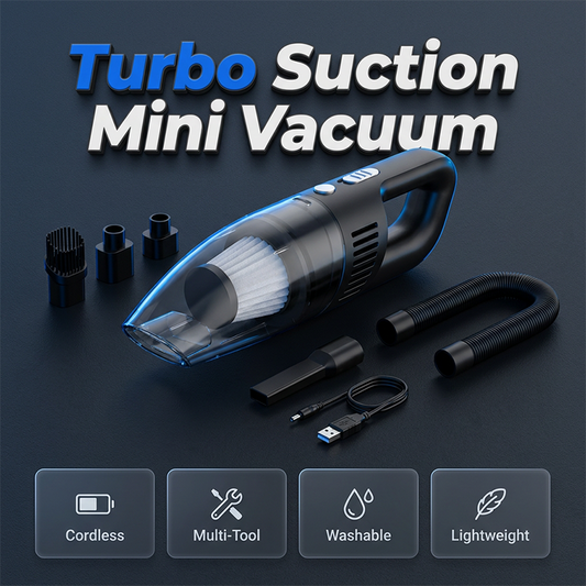 🔥50% OFF｜Aspirador de Mão Mini Sem Fio🧹