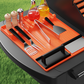 Tapete organizador para churrasco em silicone 2 em 1