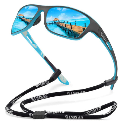 Óculos de Sol Masculino Esportivo Outdoor 2026 com Lente Polarizada Anti-reflexo