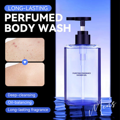 Sabonete líquido perfumado de longa duração para homens