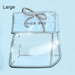 Sacolas Zip Transparentes com Laço de Desenho Animado