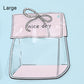 Sacolas Zip Transparentes com Laço de Desenho Animado