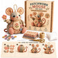 🥳Super Oferta 2026🥳💞Mais de 33 mil unidades vendidas! Kit de Costura Rato Patchwork 3D, diversão para iniciantes, alivia tensões e presente exclusivo