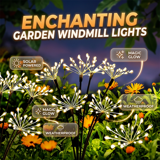 🏆ÚLTIMO DIA DE PROMOÇÃO, 50% DE DESCONTO!!🎁Luzes de Estaca Solar em Forma de Fogos de Artifício para Jardim
