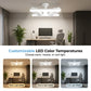🌬️✨Ventilador de teto dupla cabeça com luz LED – design moderno com controle remoto para sala e quarto