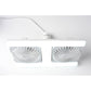 🌬️✨Ventilador de teto dupla cabeça com luz LED – design moderno com controle remoto para sala e quarto