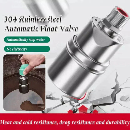 Válvula flutuante automática de controle de nível de água em aço inoxidável 304