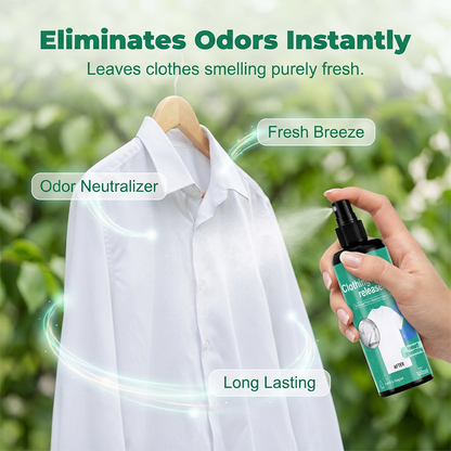 🥳PROMOÇÃO QUENTE 2026🥳💞MAIS DE 50 MIL VENDIDOS!👔💨50% DE DESCONTO! Spray Anti-Rugas Instantâneo – Elimina amassados em segundos, sem necessidade de ferro de passar. Seguro para linho e algodão. Salvação para manhãs corridas! ✨🧺