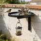 Banheira para Pássaros de Metal Parede – Acabamento Bronze Antigo 🐦🛁🧱🏡