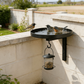Banheira para Pássaros de Metal Parede – Acabamento Bronze Antigo 🐦🛁🧱🏡