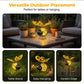 🐝Luz Solar de Abelha Pendente para Área Externa - Presente Perfeito para Amantes de Plantas, Mães ou Qualquer Pessoa Simpática❤️