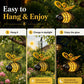 🐝Luz Solar de Abelha Pendente para Área Externa - Presente Perfeito para Amantes de Plantas, Mães ou Qualquer Pessoa Simpática❤️