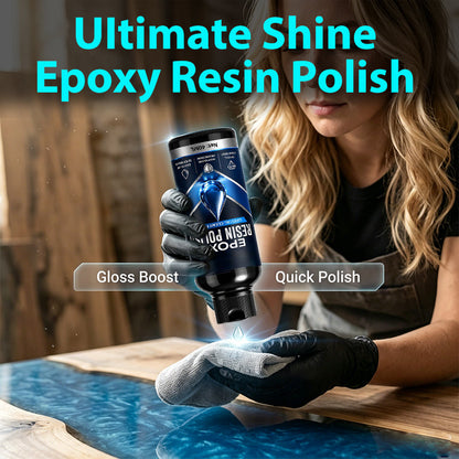 🥳PROMOÇÃO 2026🥳💞Mais de 50 MIL vendidos!✨🎨 50% DE DESCONTO! Polidor de resina epóxi alto brilho – Restaura transparência cristalina, remove micro arranhões. Aplicação simples com pano, brilho profissional! 💎🛠️