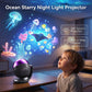 🌌 Projetor de Luz Noturna Céu Estrelado Oceânico com Música para Quarto Infantil
