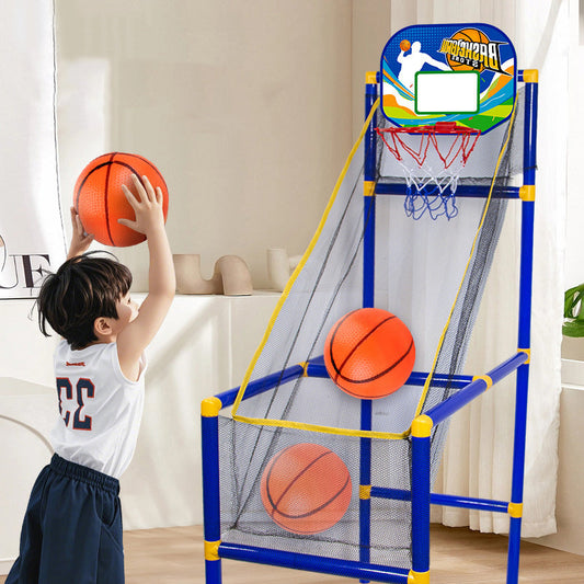 ⏰50% DE DESCONTO AGORA! ⛹️Entrega rápida 🚚💨Jogo de basquete arcade interno para crianças com 4 bolas 🏀