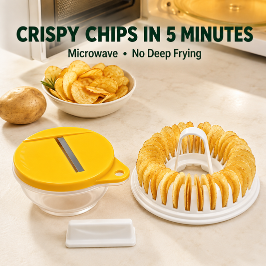 Zelfgemaakte magnetron-chipsmaker met snijkomset